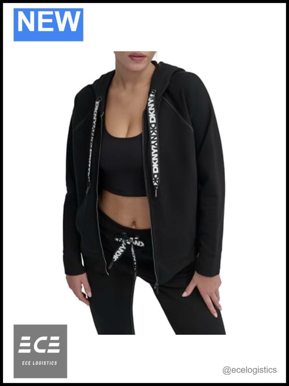 Two Tone Full Zip Fleece Hoodie Sweatshirt Oversized